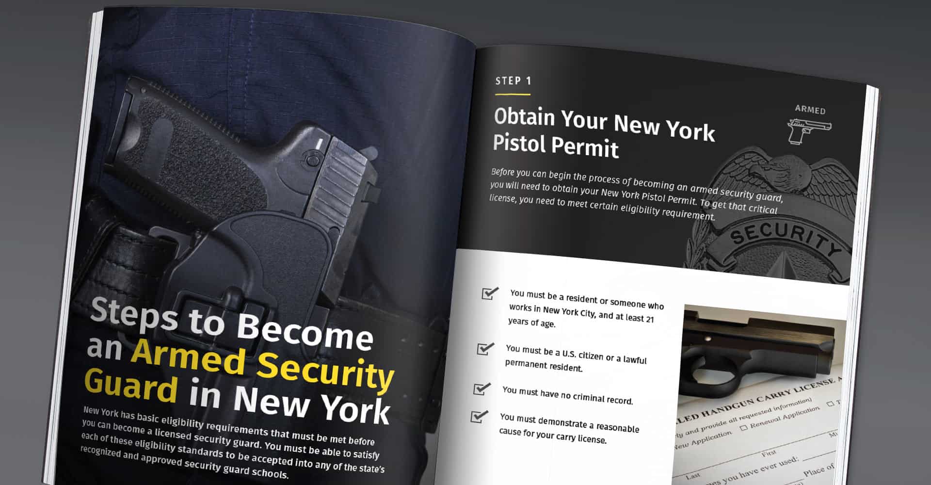 How to become a security guard in New York State